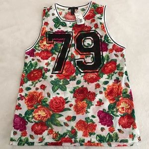 Forever 21 Floral Jersey